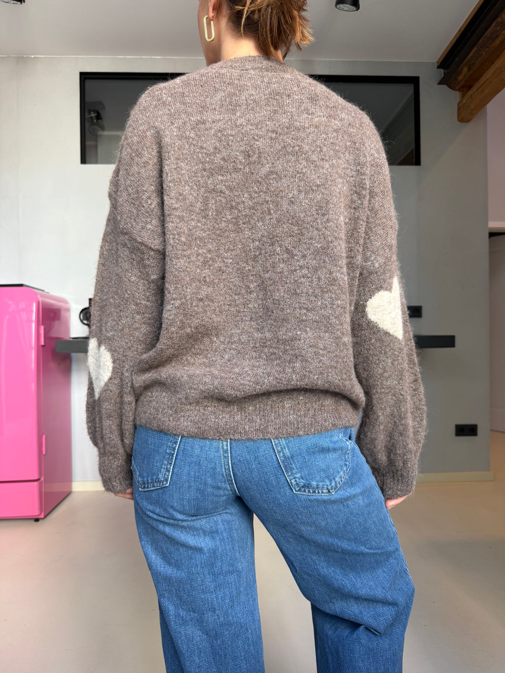 Cozy Heart Knit Pullover